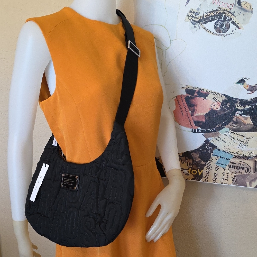 Marc Jacobs Black Quilted Shoulder Bag